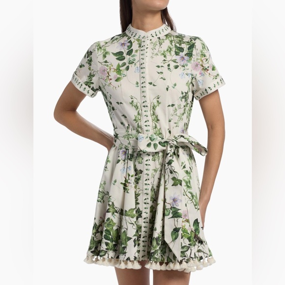 Alice + Olivia Dresses & Skirts - ALICE & OLIVIA Lucy Shirtdress. Ivy Romance Print— NWT Sz 2